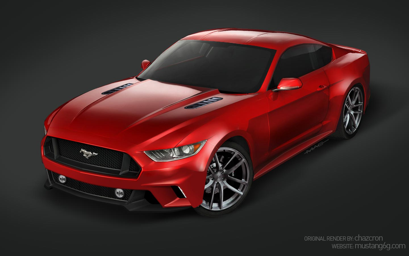 Illustration for article titled Fun 2015 Mustang renders